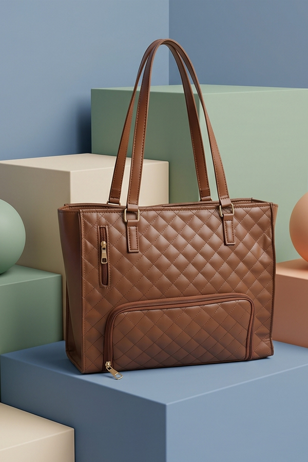 core tote|Brown