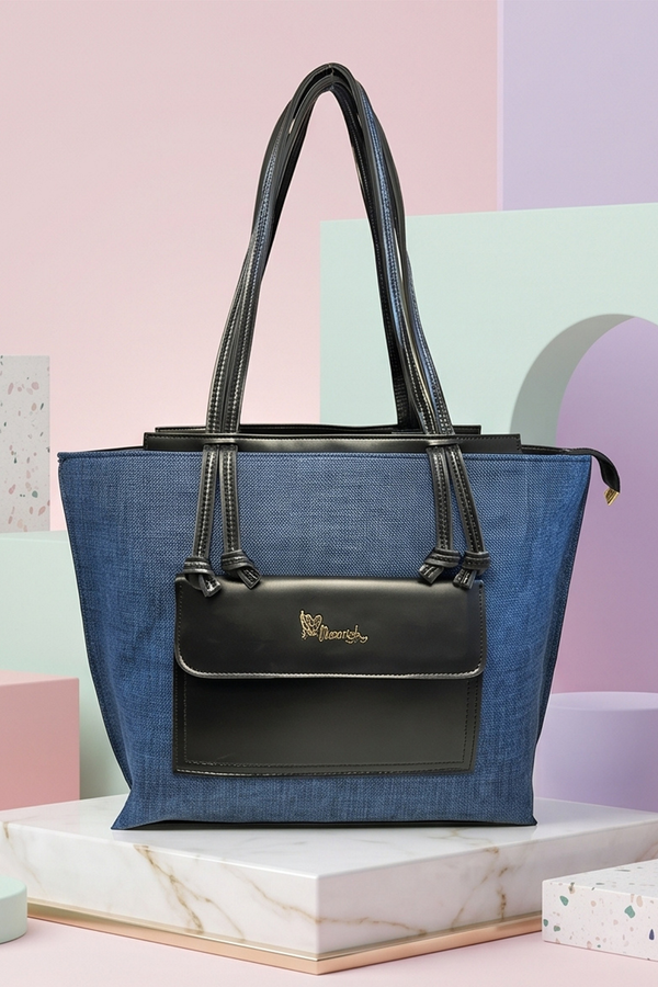 Aura Tote Bag Blue