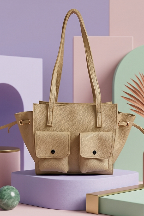 Moorish Alora wing Tote|beige