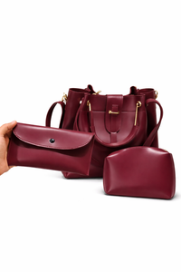 CRESCENT TRIO | 3 PIECE Maroon