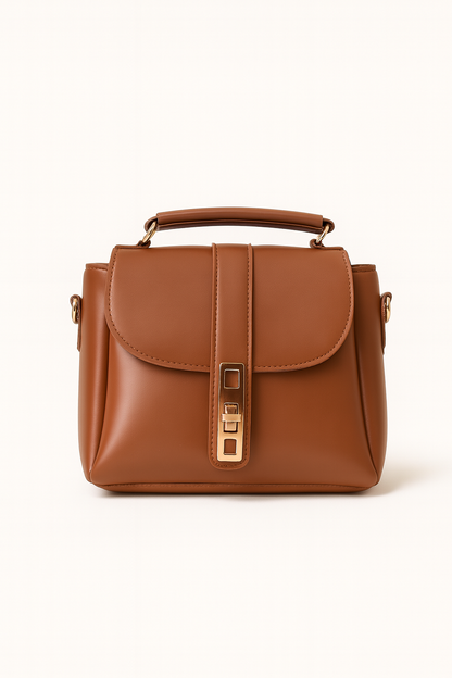 SIGNATURE ELLIPSE BAG | Brown