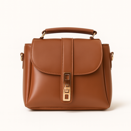 SIGNATURE ELLIPSE BAG | Brown