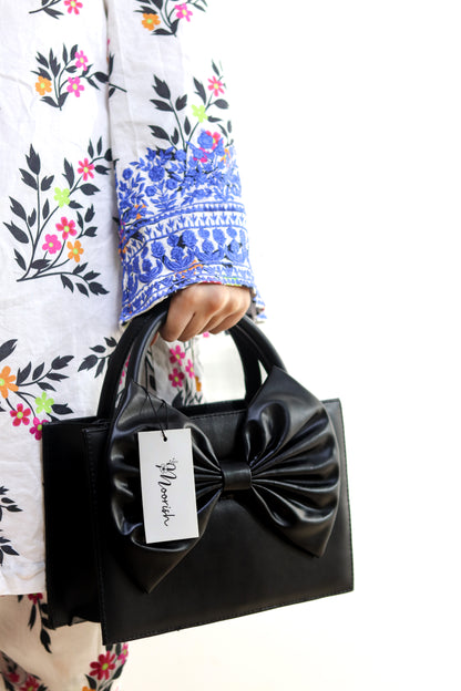 SIGNATURE BOW BAG | Black