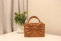 SIGNATURE BOW BAG | Brown
