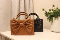 SIGNATURE BOW BAG | Brown